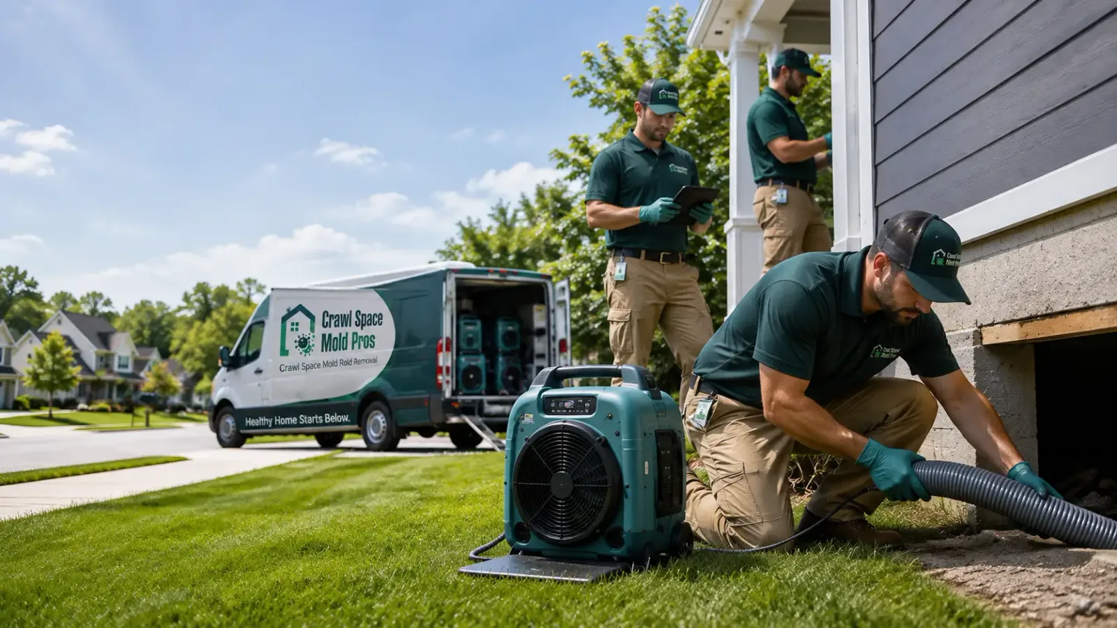 Crawl Space Mold Removal in Arlington, WI